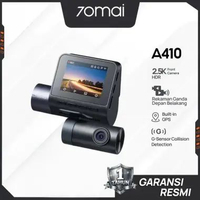 70mai Dash Cam A410 Set 2.5K Dual Channel Kamera Depan Belakang HDR Night Vision GPS WiFi Parkir 24 