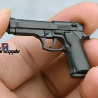 1:6 Scale Model Assembly Gun 4D Plastic Black BERETTA M9 For 12" Figure
