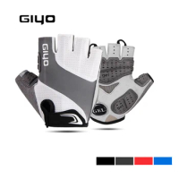 GIYO Bicycle Gloves Half Finger Outdoor Sports Gloves For Men Women Gel Pad Breathable MTB Road Racing Riding Cycling Gloves