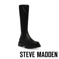 【STEVE MADDEN】DOWN SHIFT 直筒厚底長靴(黑色)