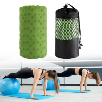 Hot Yoga Mat Towel Durable Practice Non Slip Accessory Yoga Towel Sweat Absorbing for Training Men Women Travel Fitness Workout