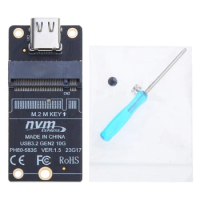M.2 To Type-C SSD Adapter SSD Board M.2 To USB3.1 10Gbps Adapter For M.2 NVME SSD JMS583 For 2230-2280 SSD Dropship