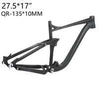 Mountain bike suspension frame, downhill soft tail frame 27.5 inch 29 inch soft tail mountain suspension frame