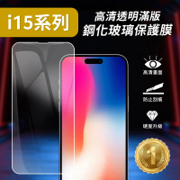 【iPhone15系列】保護貼 手機膜 i15 pro max plus 高清 藍光(防窺 防爆 玻璃 防油 防指紋)