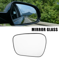 X Autohaux Car Left Right Side Rearview Mirror Glass Heated Mirror Glass Replacement W/ Backing Plate for Hyundai Accent Elantra