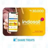 Indosat Pulsa Reguler by ShareTreats Rp 30.000