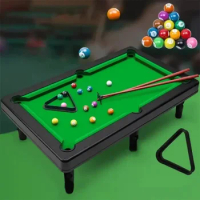 Desktop Pool Table Interactive Simulation Miniature Pool Game Children's Pool Table Home Mini Snooker Billiards Game Sets