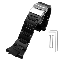 Plastic Steel Watchband for Casio GW-A1100FC GW-A1000 GW-4000 GA-1000 Watch Strap High Quality Mens