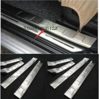 For Nissan X-trail xtrail T31/Rogue For Nissan X-TRAIL 2008-2012 Stainless Steel Interior Scuff Plate Pedal Door Sills Protecto