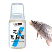 Fish Scent Attractant Lychee Honey Liquid Bait Fish Smell Bait Food Enhancer For Silver Carp Bighead Carp Carp Crucian Carp