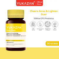 Yukazan Dots Clear 30's Chewable Supplement Reduce Acne / Lighten Scars / Anti Acne / Skin Clarity /