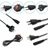 C7 AC Power Cable Radio EU US AU UK Plug Power Extension Cord For Sony PS 3 4 Console Battery Charger Laptop Samsung TV Speaker