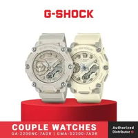 Jam Tangan Digital Analog Couple G-Shock GA-2200NC-7ADR & GMA-S2200-7ADR Original Resin Band