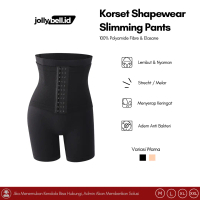 Jollybell.id KR1515 Celana Korset Slimming Pants Wanita Boxer High Waist Shapewear Slim Fit