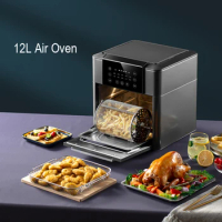 6 big capacity 2 layers electric deep fryers digital air fryer oven for big family and party use