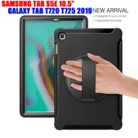 Case For Samsung Galaxy Tab S5E T720 T725 Heavy Hybrid Stand Cover Shockproof Armor 360 Rotating Tablet Back Case