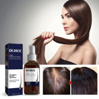 OUHOE Hair Growth Spray, Nourishing Hair Growth Moisturizes Scalp Hair Damage Strengthening Hair Den