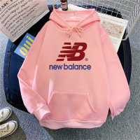 2025 Áo len dài tay có mũ trùm đầu mềm mại New Balance mới cho nam và nữ