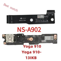 For Lenovo Yoga 910 Yoga 910-13IKB Laptop USB Audio Board With Cable CYG50 NS-A902 DA30000H530 5C50M35023