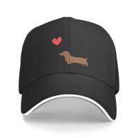 Sausage Dog Holding a balloon Baseball Cap Hat Man Luxury Snap Back Hat party Hat New Men's Luxury Women's