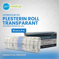 Life resources Plesterin Roll Transparant / Plester Penutup Luka Anti Air / Plester Pasca Operasi - 