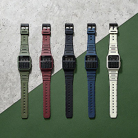 CASIO 復古經典造型計算機休閒腕錶-全新5色(CA-53WF系列)/34.4mm