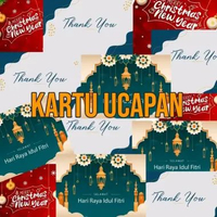 GREETING CARDS / KARTU UCAPAN selamat hari raya idul fitri