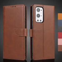 Wallet Flip Cover Leather Case for Oneplus 9 Pro / One plus 9 Pro 1+9Pro Pu Leather Protective Phone Bags Holster Fundas Coque