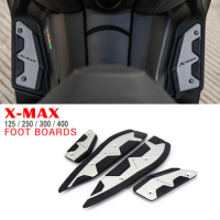 X-MAX Accessories Footboards for Yamaha XMAX 300 X MAX 125 250 400 Foot Pads X-Max 125 250 300 400 Footrest Pedal Plate