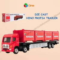 Tomica Long Hino Profia Nissan Container Red Mobil Diecast