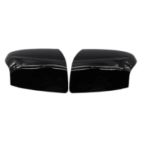Glossy Black Car Rear View Mirror Cover Trim Side Wing Case for Ford Focus MK2 2005 2006 2007