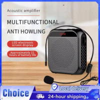 Portable Voice Amplifier Megaphone Mini Audio Speaker With Microphone Rechargeable Ultralight Loudsp