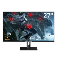 27inch 120Hz Portable Monitor 100% sRGB 1080P FHD IPS Frameless Travel Gaming Display with Kickstand VESA Speakers