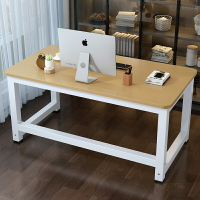 簡易電腦桌臺式家用實木桌麵學習書桌學生簡約辦公桌租房臥室