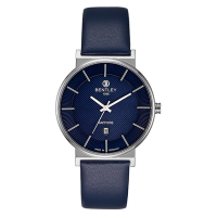 Bentley 賓利 ELITE系列 Gentle Glamour系列 簡約手錶-藍x銀/40mm