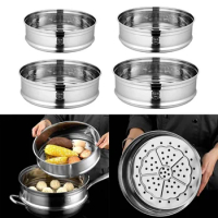 Steamer-Cookware 26/28/30/32cm Stainless Steel Veggie Steamer-Grid Vegetable Food-Steamer Basket Insert Kitchen Saucepot