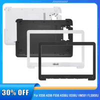 New Case For Asus X556 A556 F556 A556U X556U VM591 FL5900U Laptop LCD Front Bezel Hinge Cover Bottom Base Case White Black
