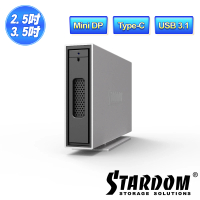 【STARDOM 銳銨】i310-B31+ USB3.1 Gen2 Type-C 1bay 硬碟外接盒(磁碟陣列)