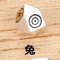 999純銀梵文十二生肖守護神手作串珠牛本命年編織手工銀配件6