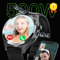 best selling dial Android OS 9.1 Smart watch with GPS 4G lte 128G ROM WIFI Smart Men Watch video calling 5MP HD Camera sim call