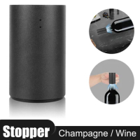 Smart Wine Bottle Stopper Bottle Cap Plug Kitchen Bar Tools Champagne Sealer Fresh Electric Wine Stopper