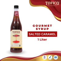 Salted Caramel 1 ltr- Tofico Syrup - Sirup Tofico