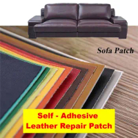 50cmx138cm Self Adhesive Leather Repair Patch For Sofa Furniture Seat Car Fix Mend PU Leather Sticker DIY Refurbishing Fabric