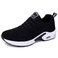 Large-size woven inflatable air sports shoes light and slow shock running shoes