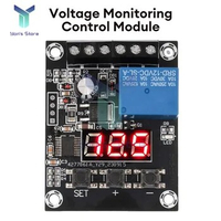 DC 7-9V 12V 24V Digital Voltage Control Relay Module Relay Switch Control Board LED Voltmeter Charging Discharge Monitor
