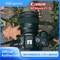 Canon RF50mm F1.2L USM Large Aperture Standard Fixed Focus Blur Background Autofocus Full Frame Mirrorless Camera Lens for EOS R
