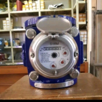Flow meter air limbah 2 inch Flow meter air kotor biru-air panas merah - Biru