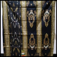 Promo Sarung Bhs Sge Hitam Limited Sutra Spunsilk 210 Gold Original