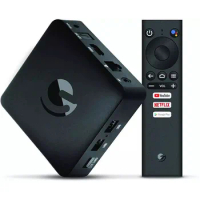 Jetstream 4k Android 9.0 Chromecast Netflix TV Box mibox Ultra HD TV box 4K High Performance Enhanced Version 8GB storage TV Bo