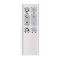 Replacement Remote Control for AM10 Humidifier Fan Air Purifier Fan Silver